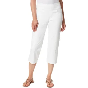 Gloria Vanderbilt Womens Stretch Solid Capri Jeans