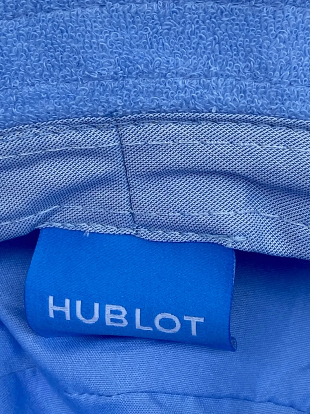 Hublot Blue Terrycloth Bucket Hat UK One Size