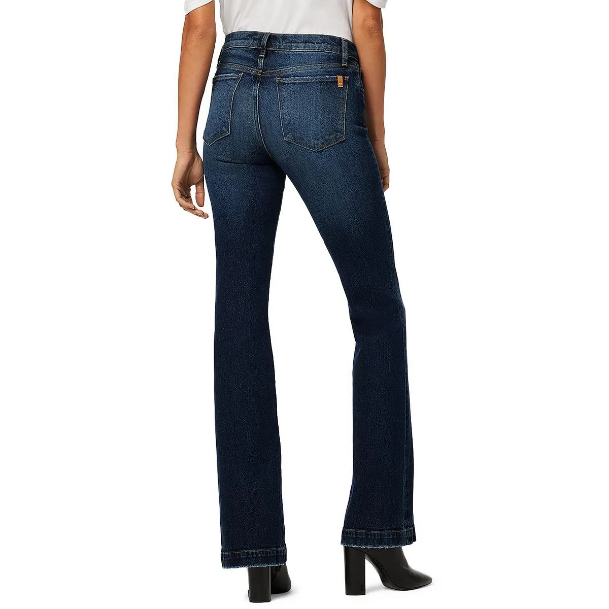 Joe's Womens Frankie Dark Wash Mid-Rise Bootcut Jeans