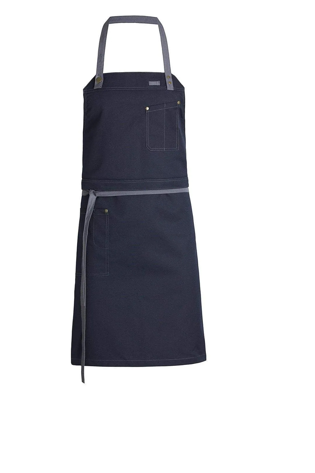 Kentaur 30360 Denim Blue Raw Bib Apron