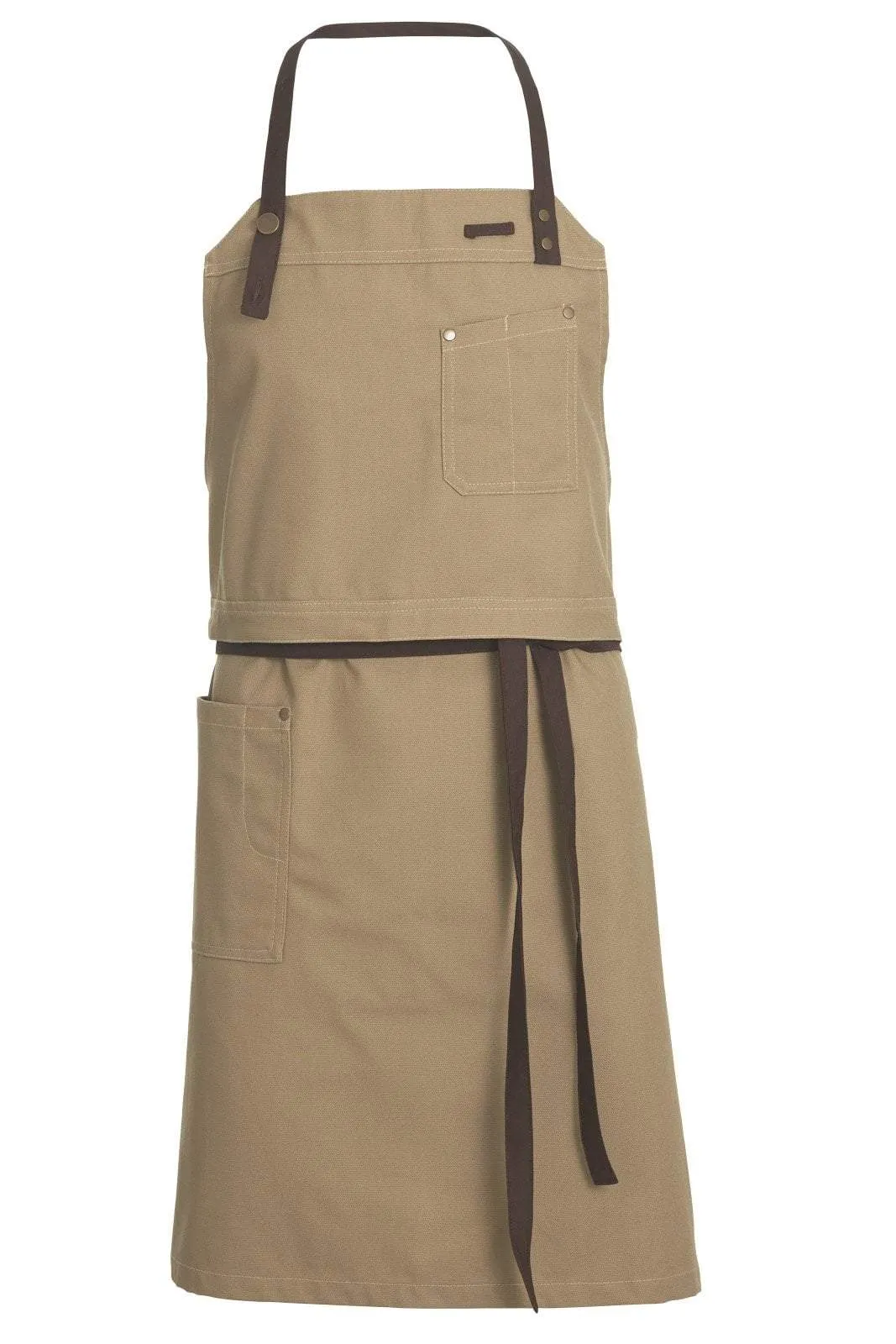 Kentaur 30360 Denim Blue Raw Bib Apron