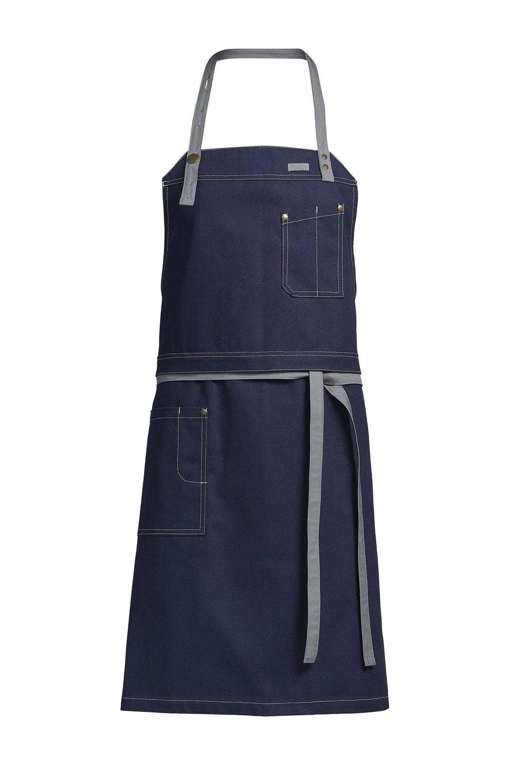 Kentaur 30360 Denim Blue Raw Bib Apron