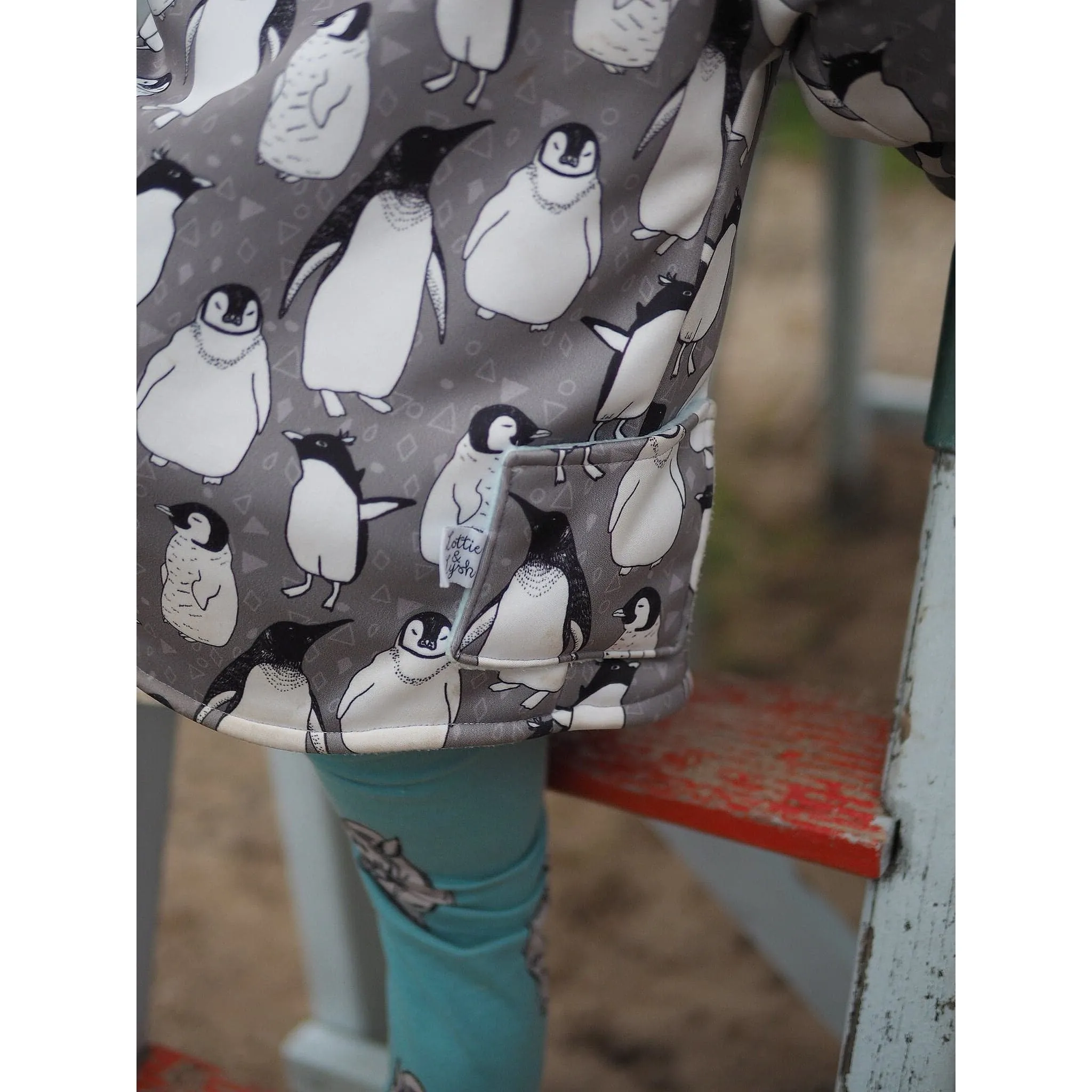 Kids Waterproof Jacket | Penguins Splasher