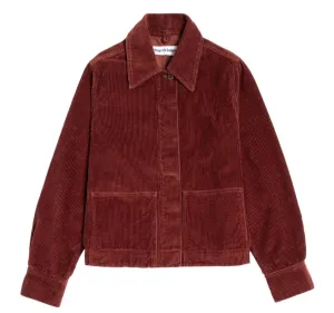 Kings of Indigo Ota corduroy jacket madder brown women