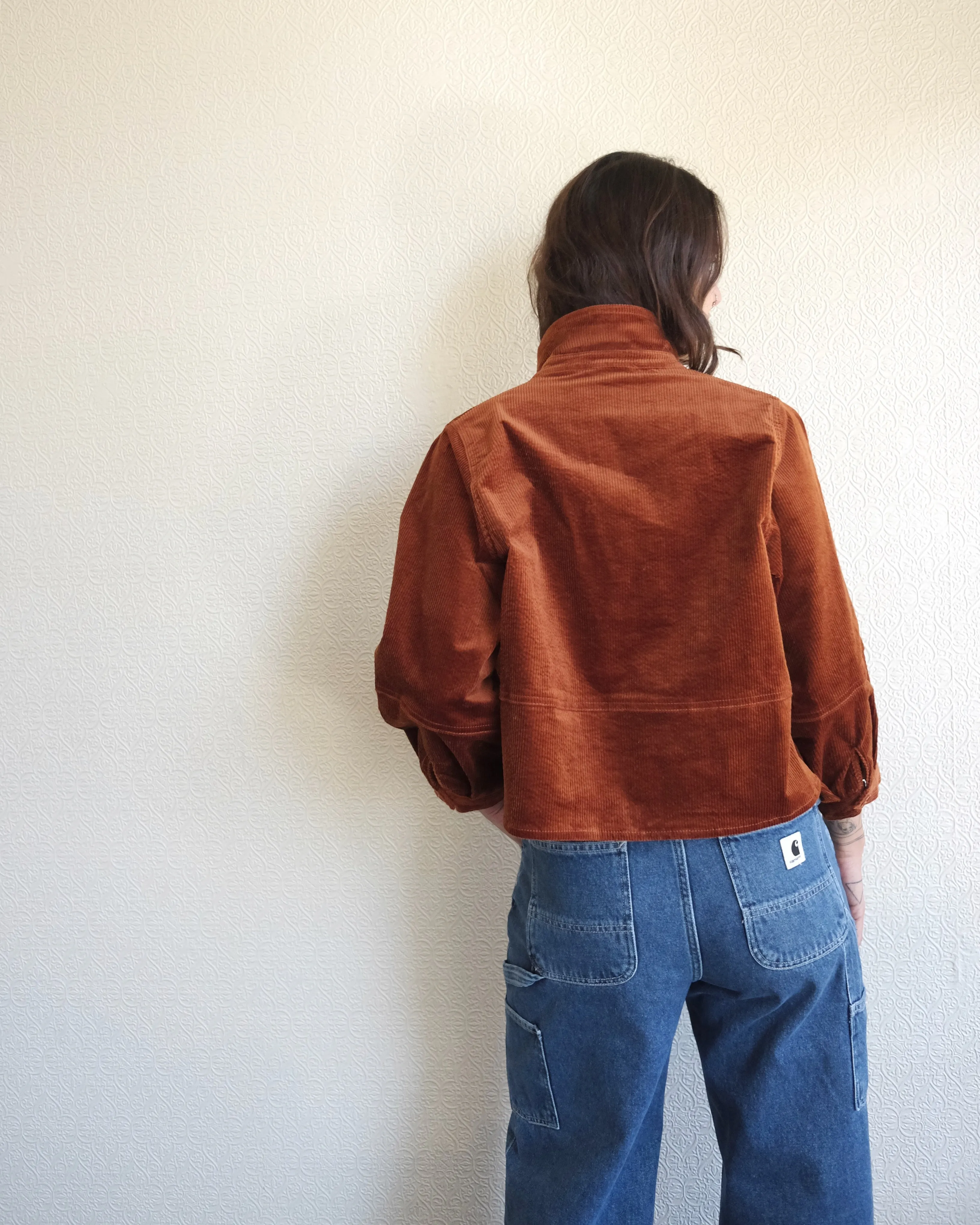 Leone Overshirt, Copper Corduroy