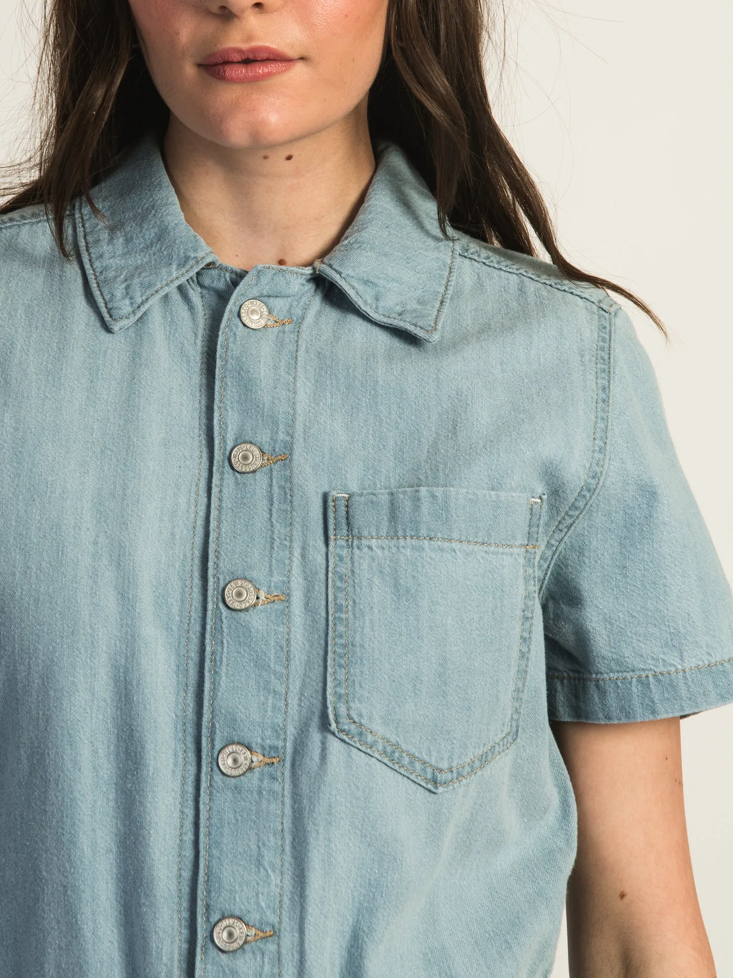 LEVIS HERITAGE SHORT SLEEVE ROMPER - ENJOY