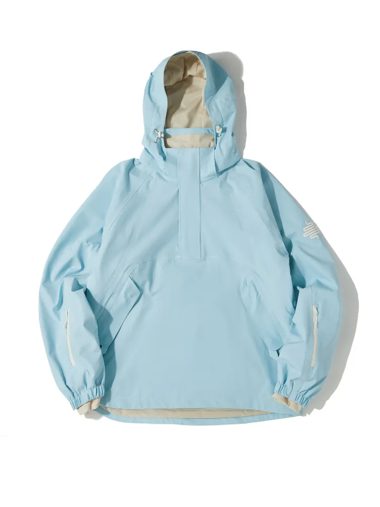 LITAN Sky Blue Soft Shell Pullover - Unisex