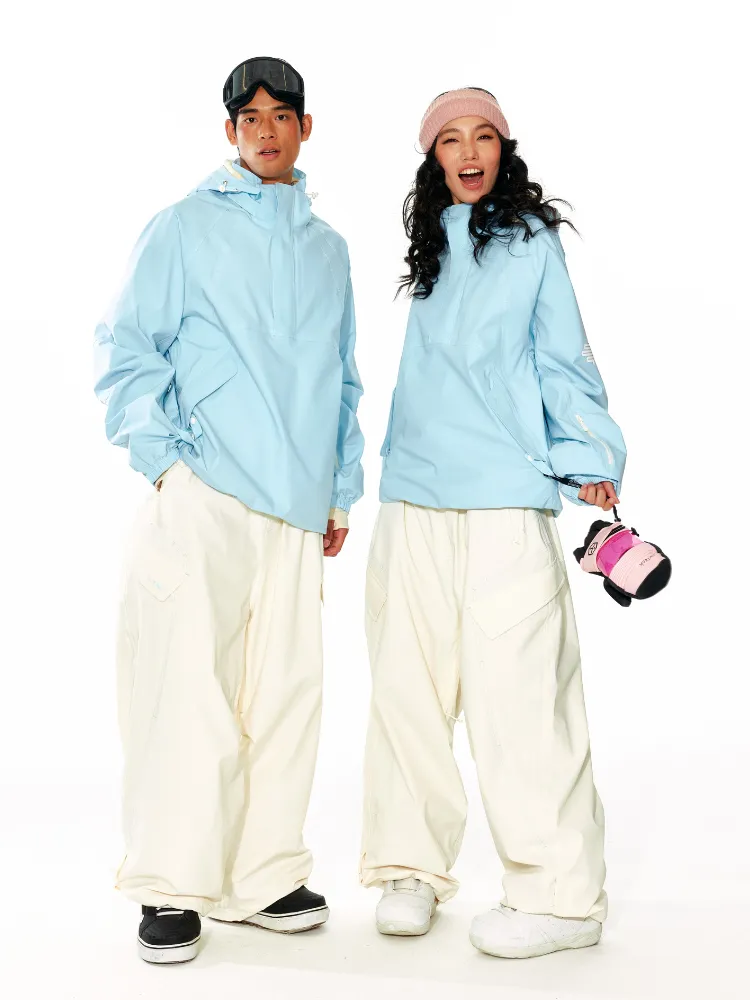 LITAN Sky Blue Soft Shell Pullover - Unisex