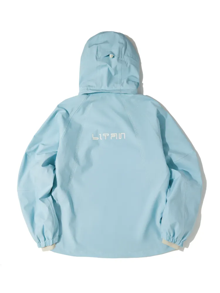 LITAN Sky Blue Soft Shell Pullover - Unisex