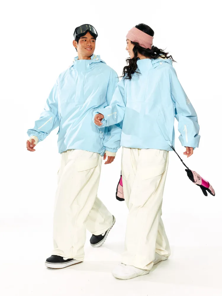 LITAN Sky Blue Soft Shell Pullover - Unisex