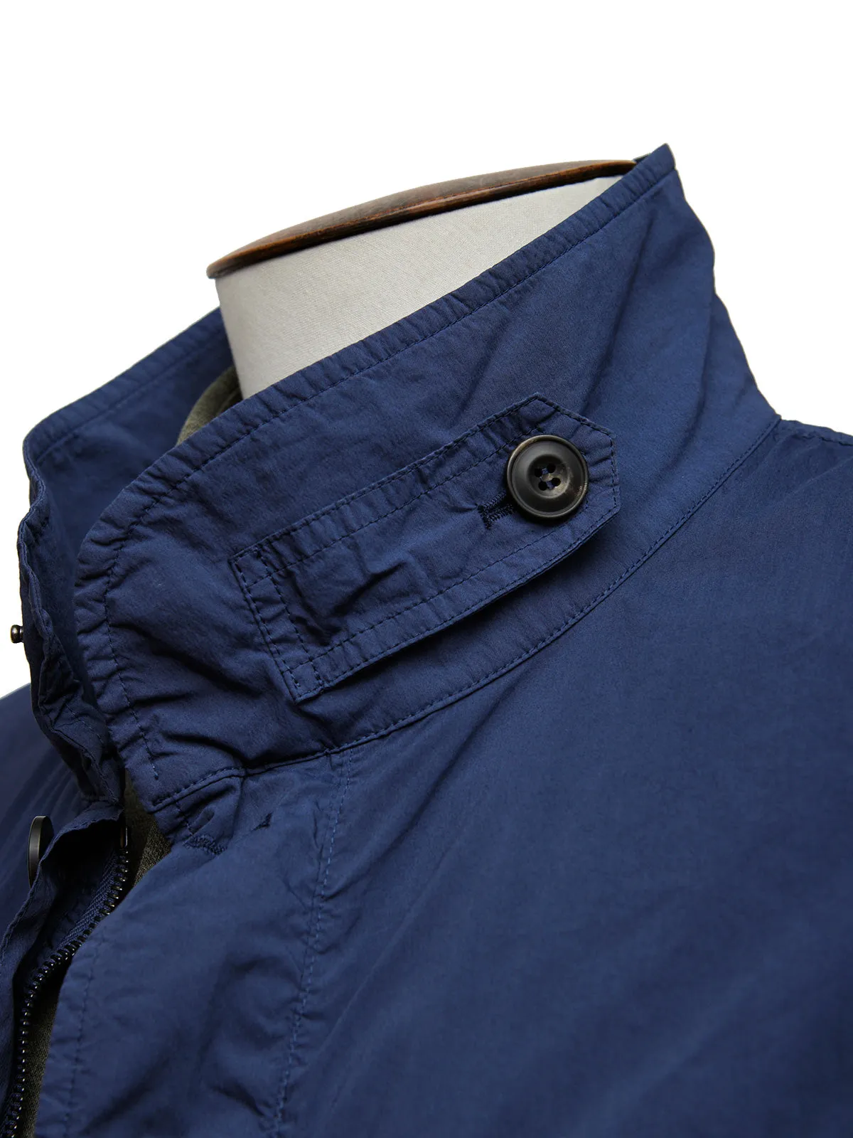 Midnight Blue Covert Jacket