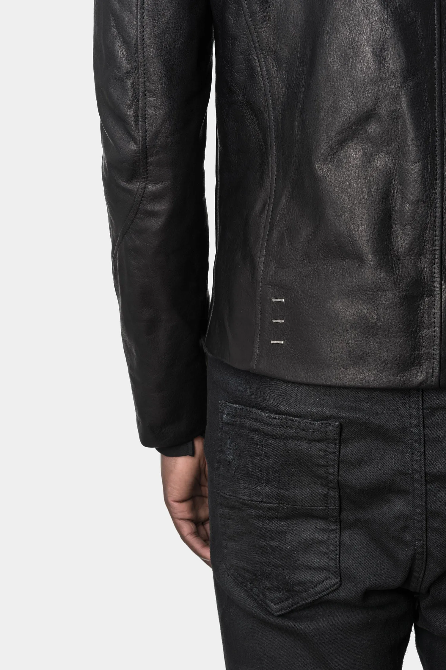 Moto leather jacket