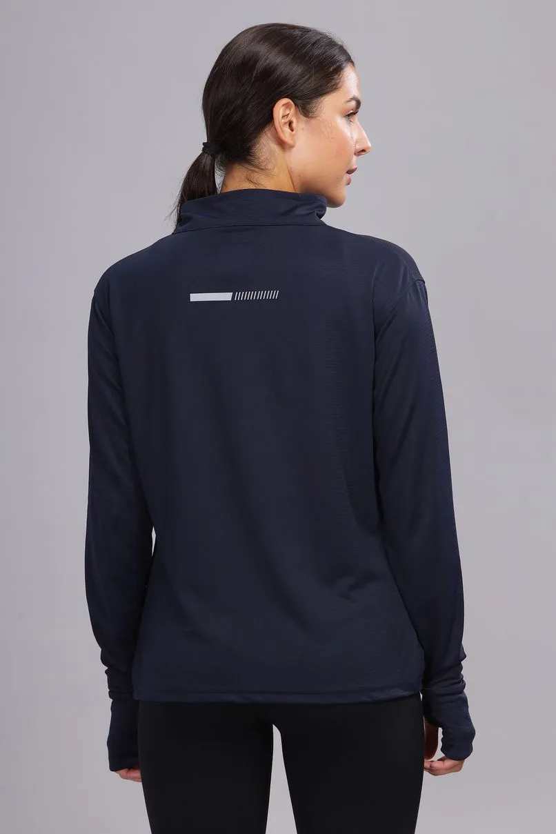 Navy Blue - Women's Sunblock Jacket