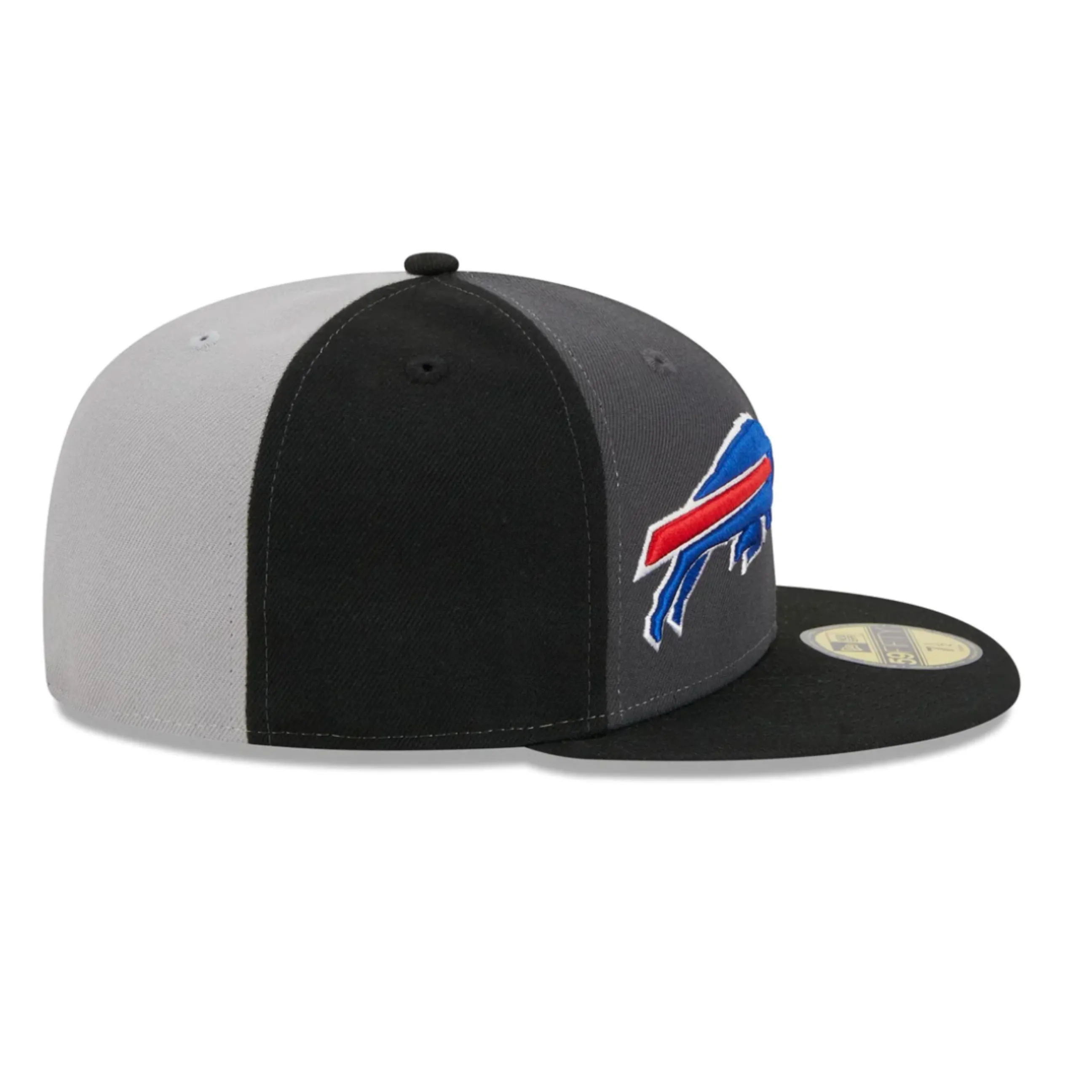 New Era Bills 2023 Sideline Gray Panels 59FIFTY Fitted Hat