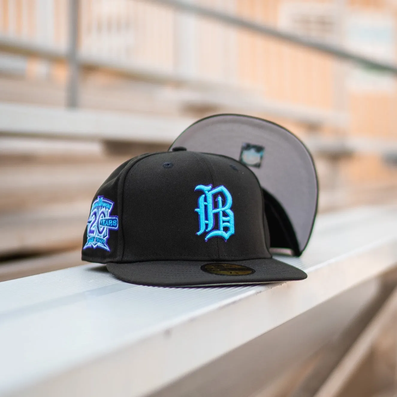 New Era Birmingham Barons 20th Anniversary Good Grey UV (Black)