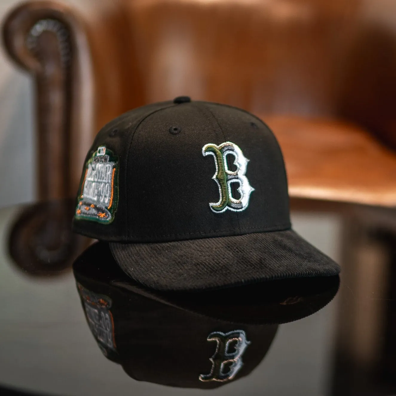 New Era Boston Red Sox 1999 ASG Green UV (Black/Black Corduroy)