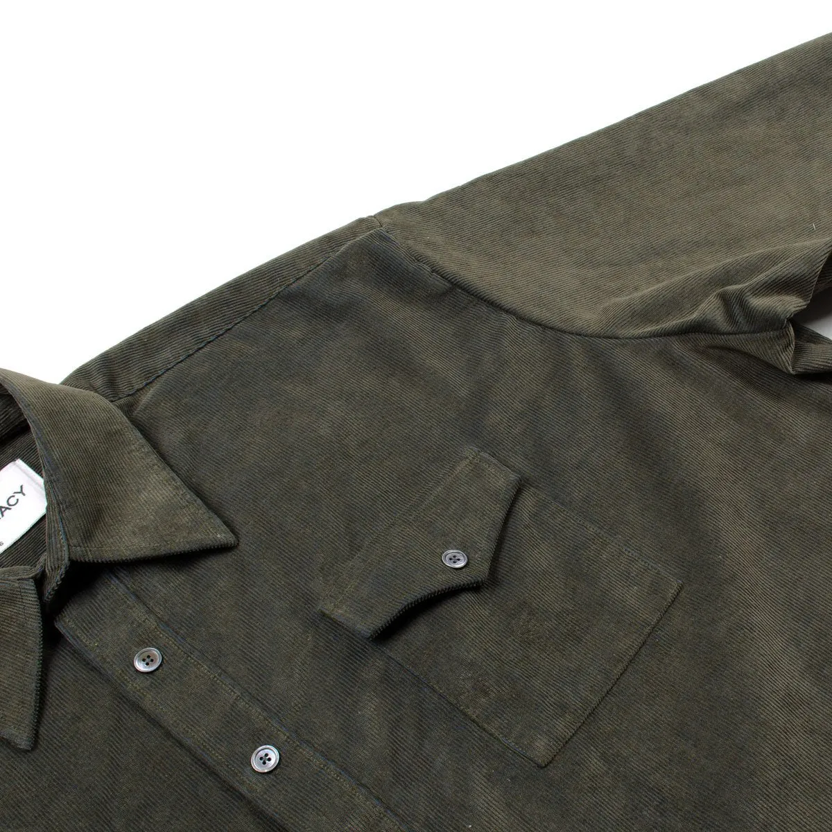 Our Legacy SPLASH - Overshirt - Sludge Olive Corduroy