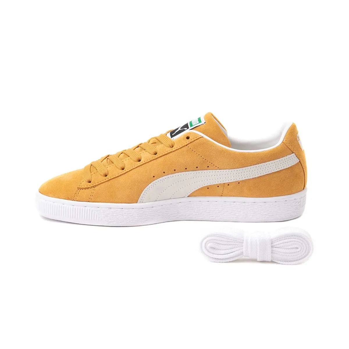 Puma Men's Suede Classic XXI Mustard/White