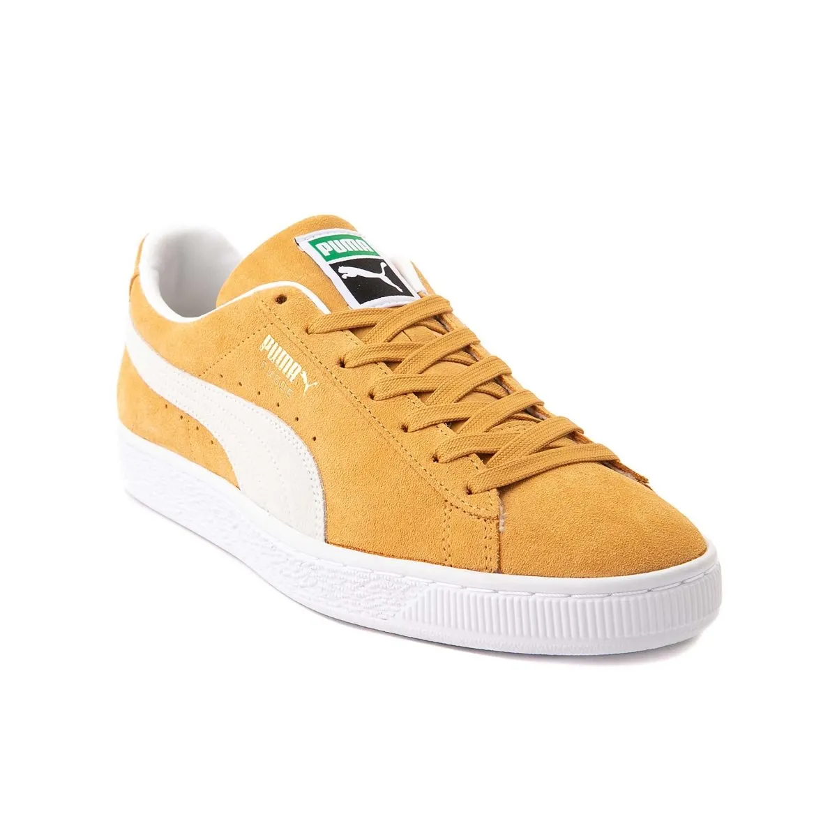 Puma Men's Suede Classic XXI Mustard/White