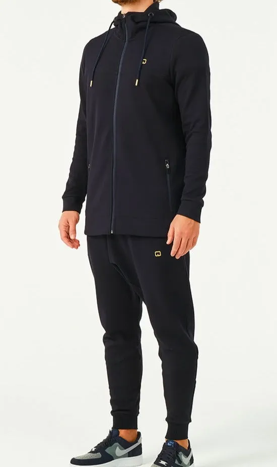 QL Relaxed Tracksuit PREMIERE in Navy Blue and Gold