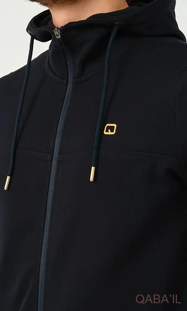 QL Relaxed Tracksuit PREMIERE in Navy Blue and Gold