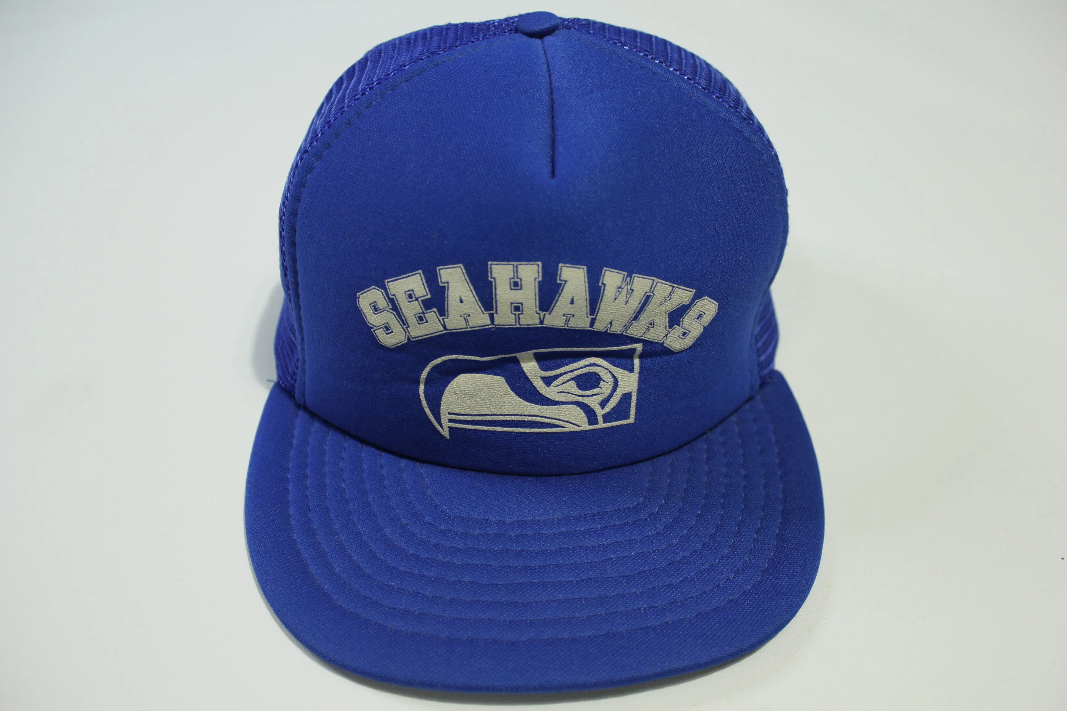 Seattle Seahawks Vintage 80's Mesh Adjustable Snapback Hat