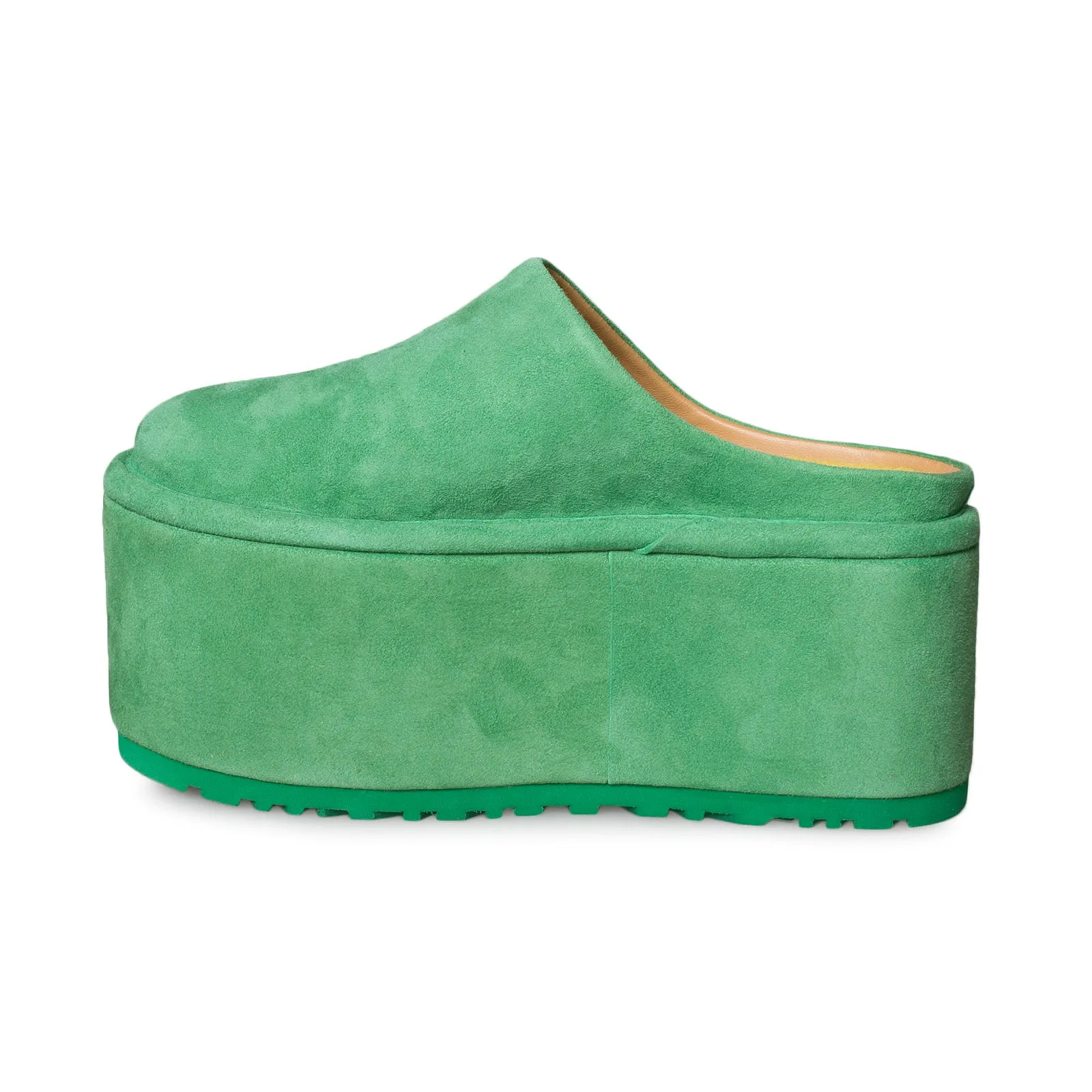 UGG X Molly Goddard Platform Grass Green Shoes - Women's