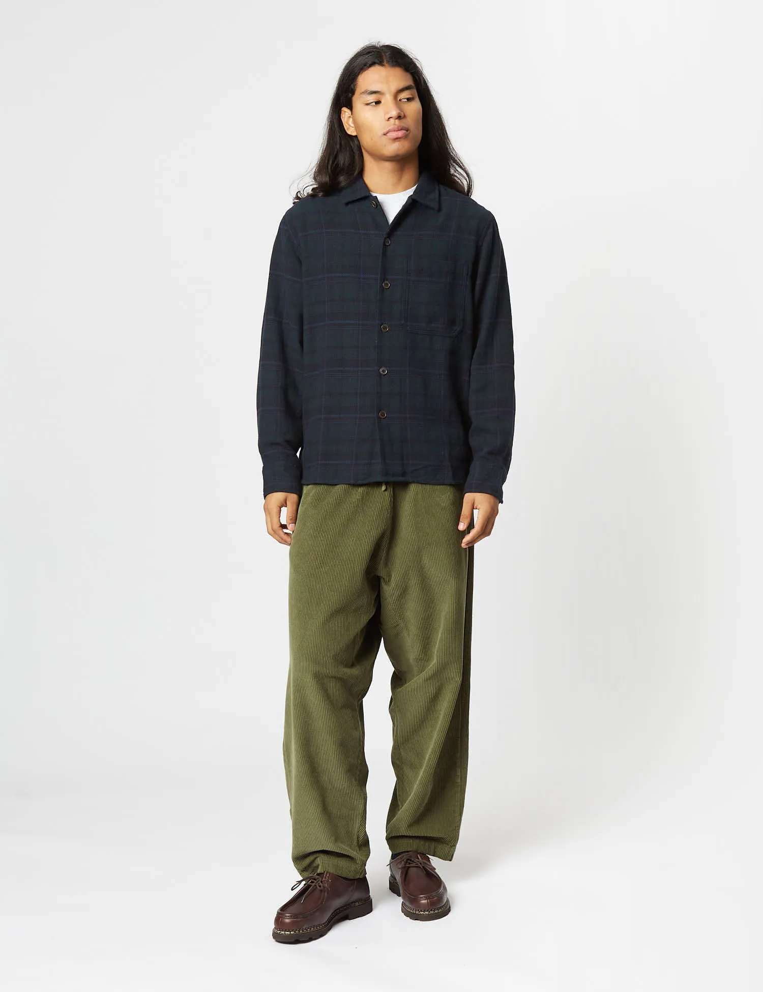 Universal Works Braga Pant - Olive Green