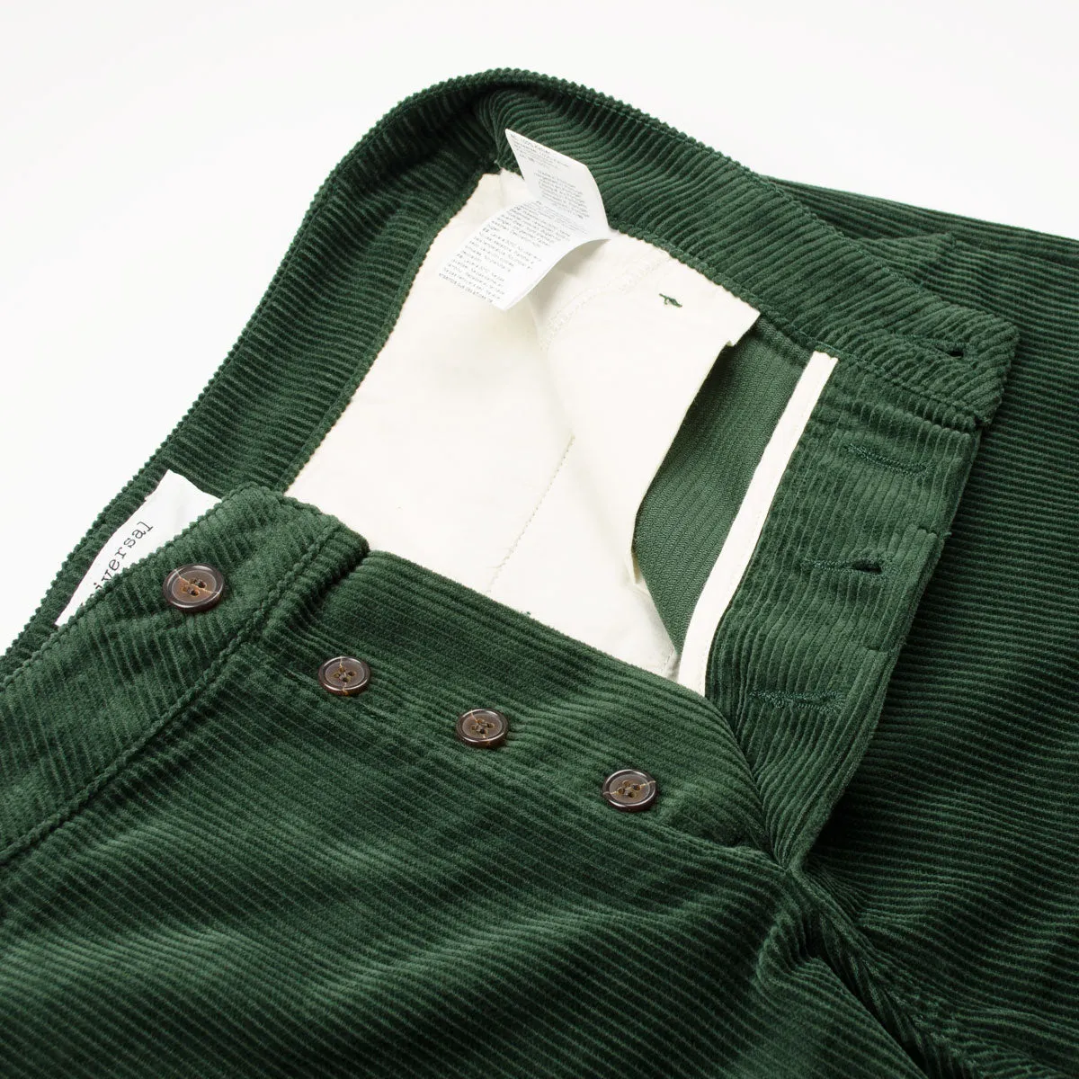 Universal Works - Military Chino Cord - Forest Green