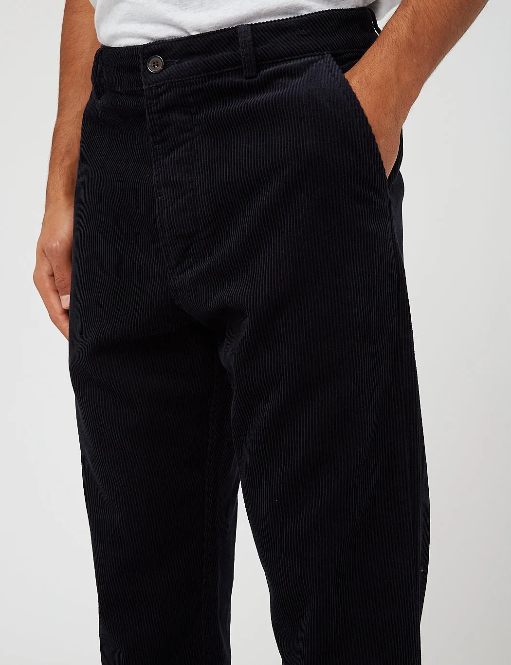 Universal Works Military Chino (Corduroy) - Navy Blue