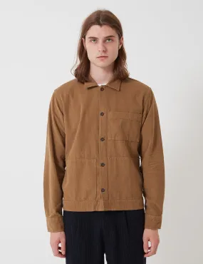 Universal Works Uniform Shirt (Fine Cord) - Taupe