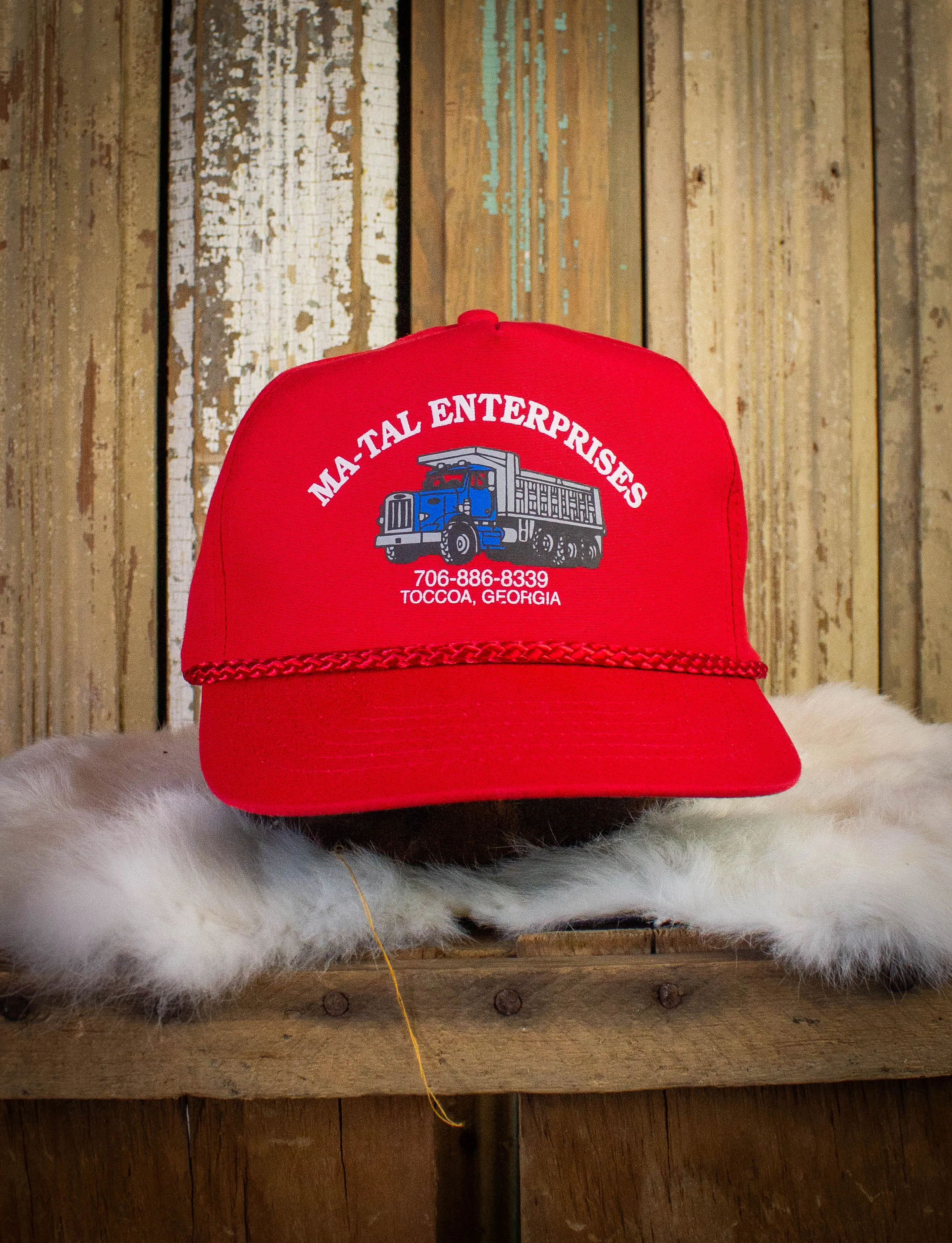 Vintage Mal-Tal Enterprises Trucker Hat Red