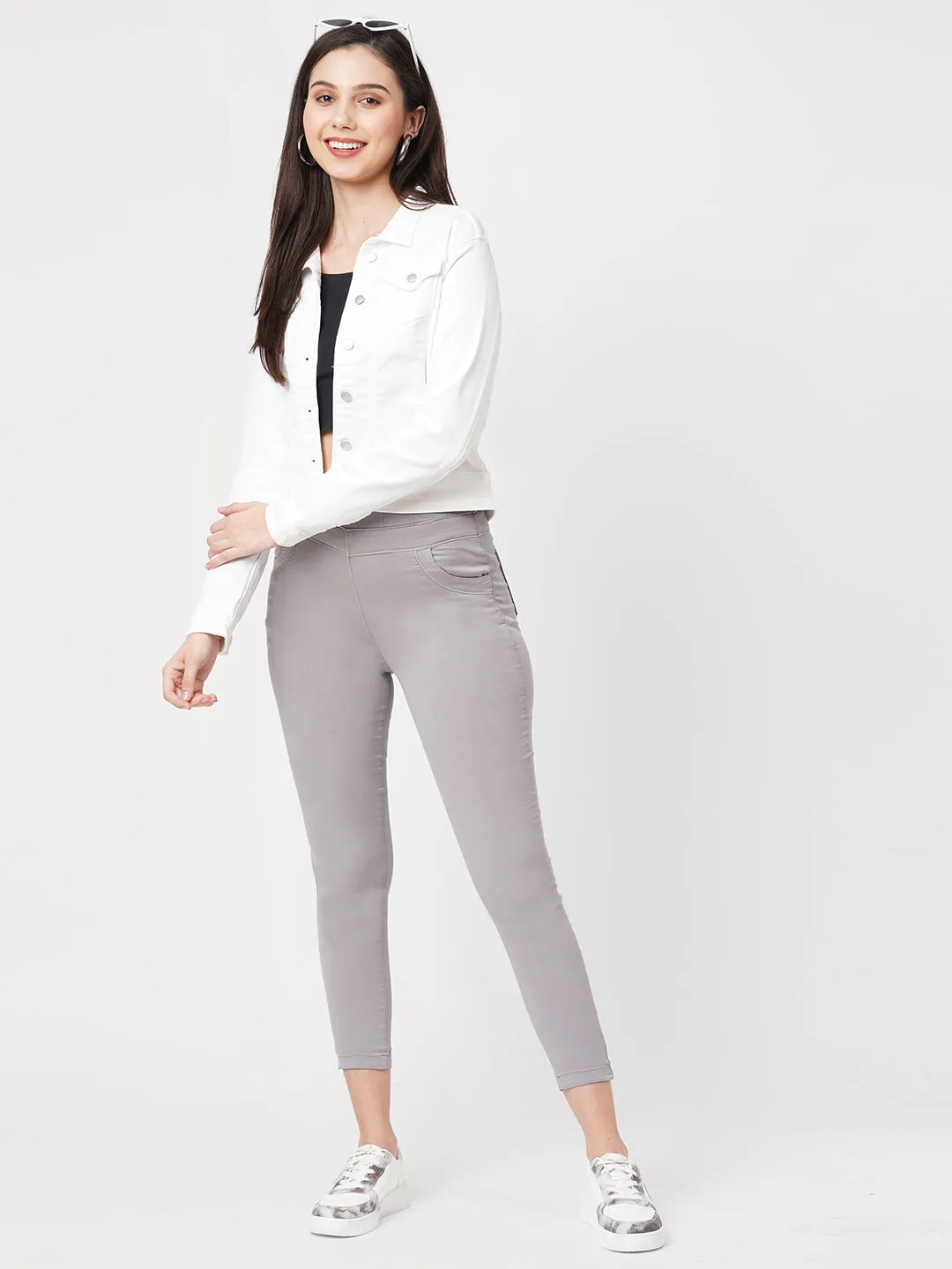 Women Regular Fit With Flap Pockets Jacket