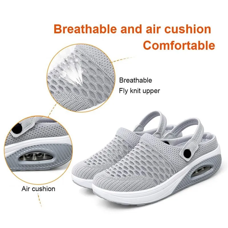 Women Walking Shoes Air Cushion Slip-On Shoes