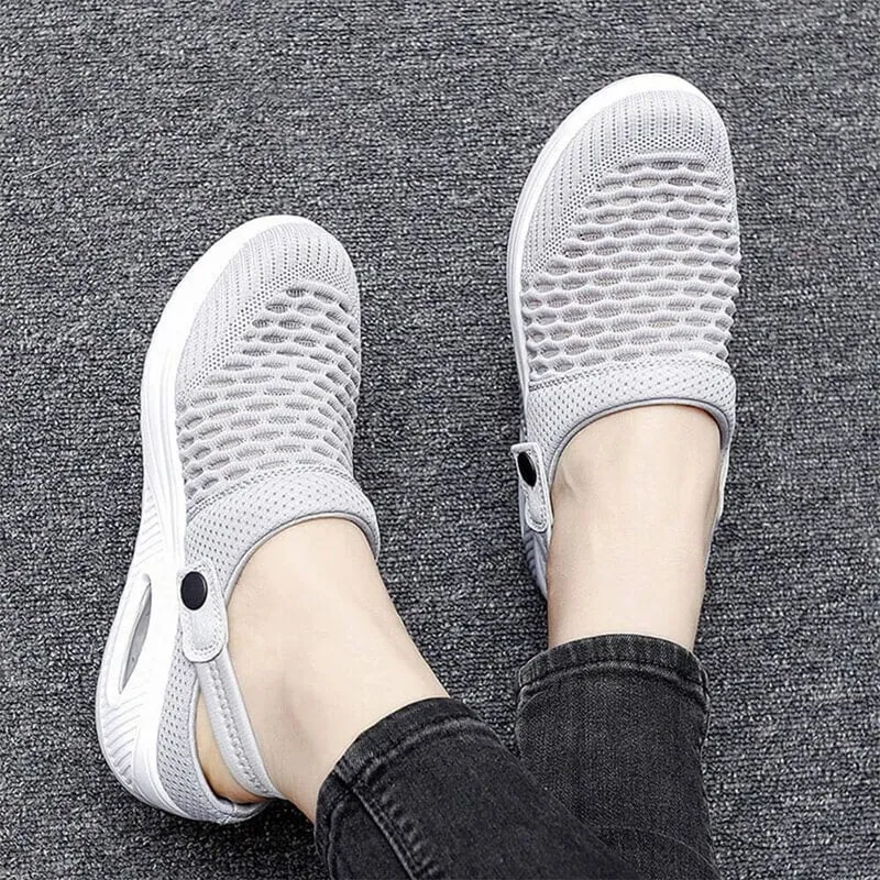 Women Walking Shoes Air Cushion Slip-On Shoes