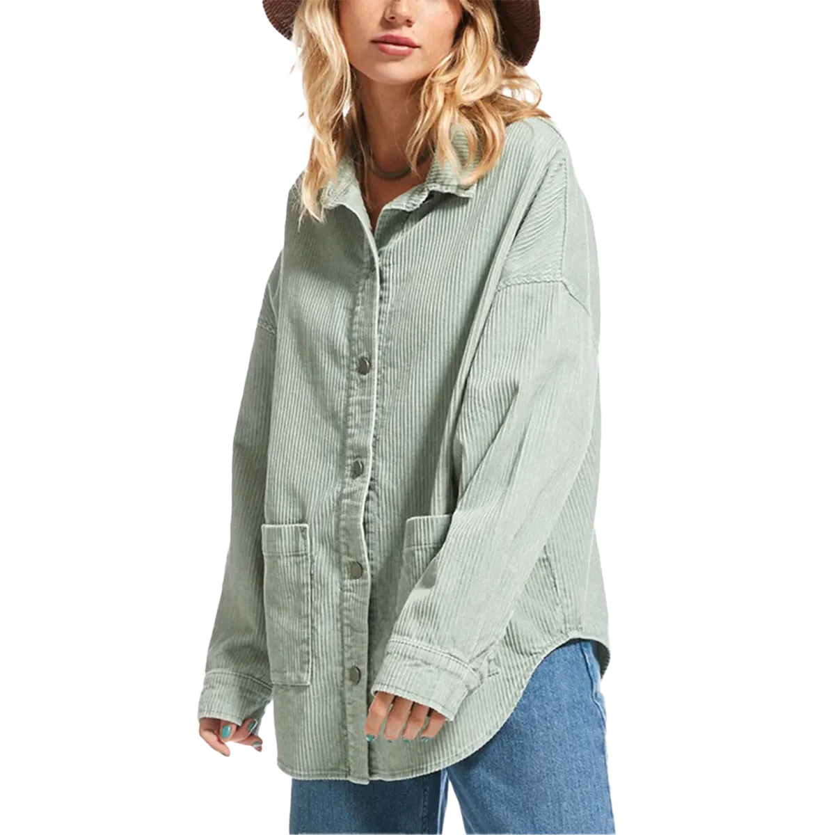 Women's Kick Back Washed Corduroy Shirt