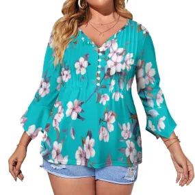 Women's Ruffled Petal Sleeve Top Women's ruffled petal sleeve top