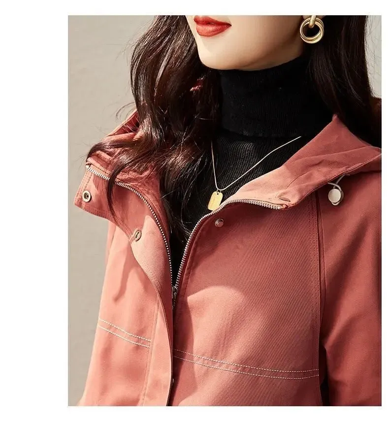 Women's Spring And Autumn Windbreaker Korean Fashion jacket